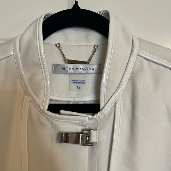 PETER NYGARD SZ 12 WHITE JACKET - Picture 2 of 9